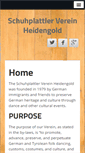 Mobile Screenshot of heidengold.org